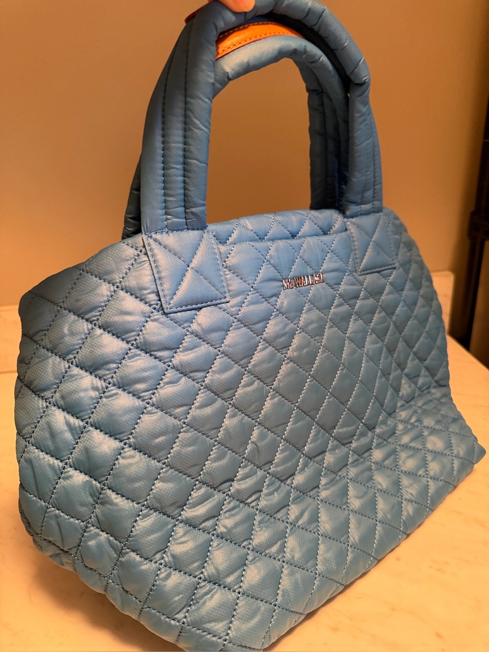 MZ Wallace Small Metro Tote Deluxe - Blue - Picture 8 of 14